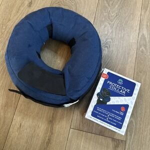 Calm Paws Inflatable Protective Collar With Calming Disk Large Dogs 13-18" Neck‎